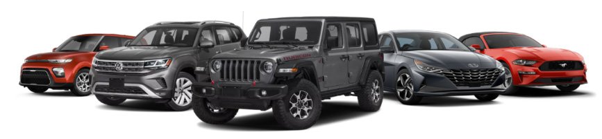 First Rent-A-Car Hawaii fleet featuring a variety of vehicles including SUVs, sedans, and sports cars