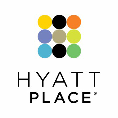 Hyatt Place logo with colorful circles